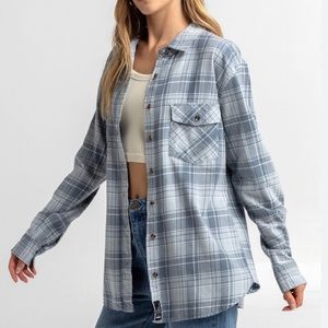 Tilly’s RSQ vintage denim flannel